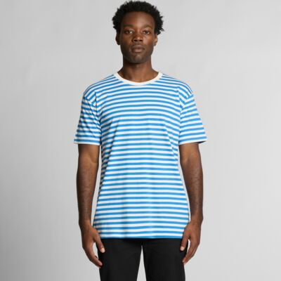 AS Colour Staple Tee - Striped 5028 Staple Tee - Striped Thumbnail